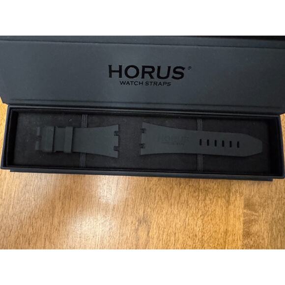 Horus for Audemars Piguet Jet Black Rubber Strap for Royal Oak Offshore New main image 6